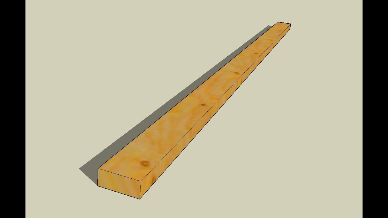 The Digital Jobsite: How to Draw a 2x4 with SketchUp
