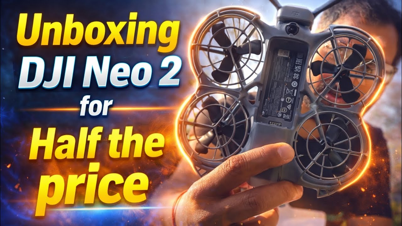 DJI Neo 2 Unboxing (Fly More Combo) | ₹64,000 in India… I Paid ₹32,000?!