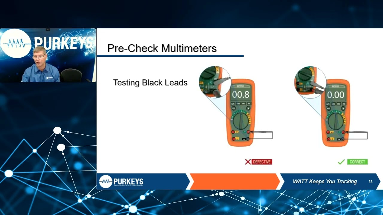 Multimeter Essentials: Back-to-Basics Technician Training - Purkeys