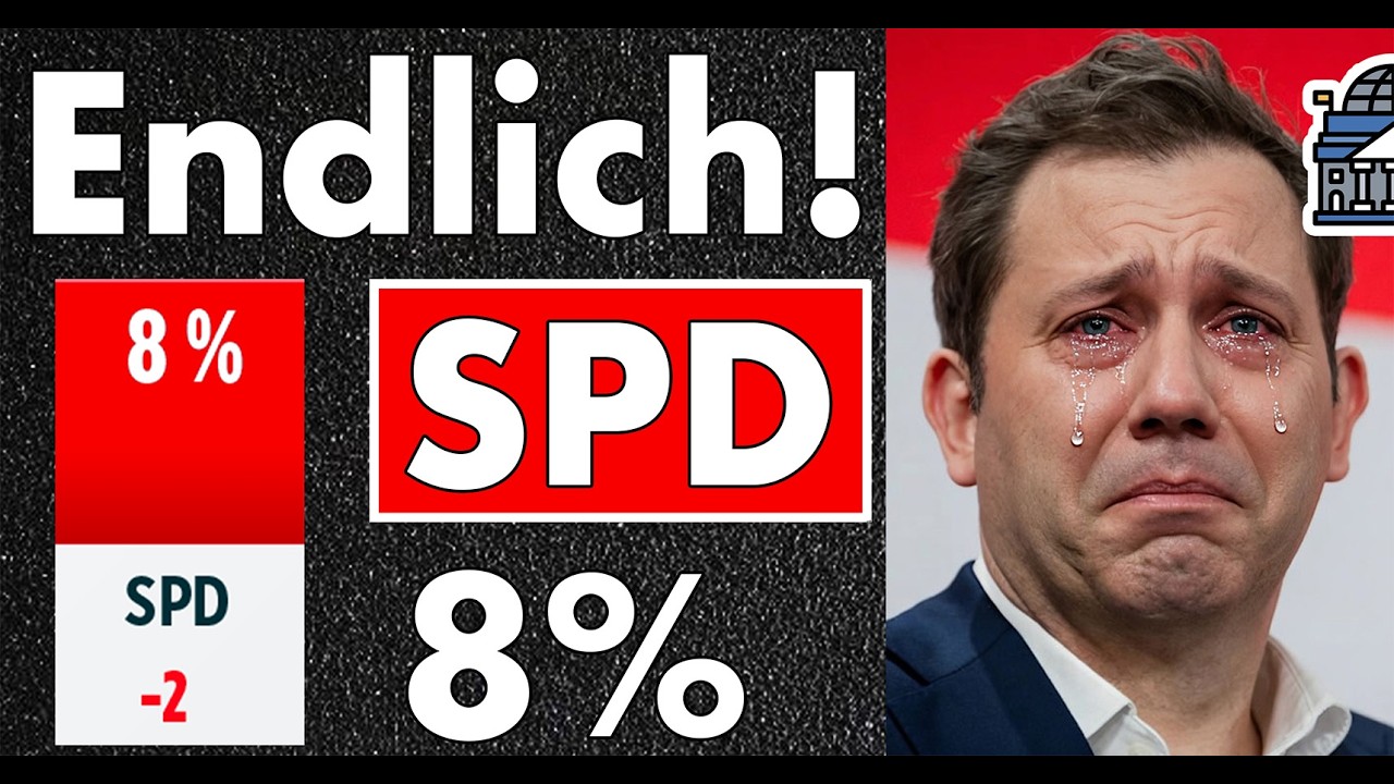 Negativ-Rekord f&uuml;r die SPD! 8-Prozent-Lars & 8-Prozent-B&auml;rbel regieren uns in den Abgrund!