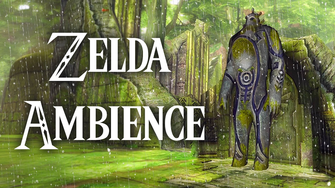 Rainy Sacred Grove 🌧️ | Twilight Princess [10 Hour Ambience]