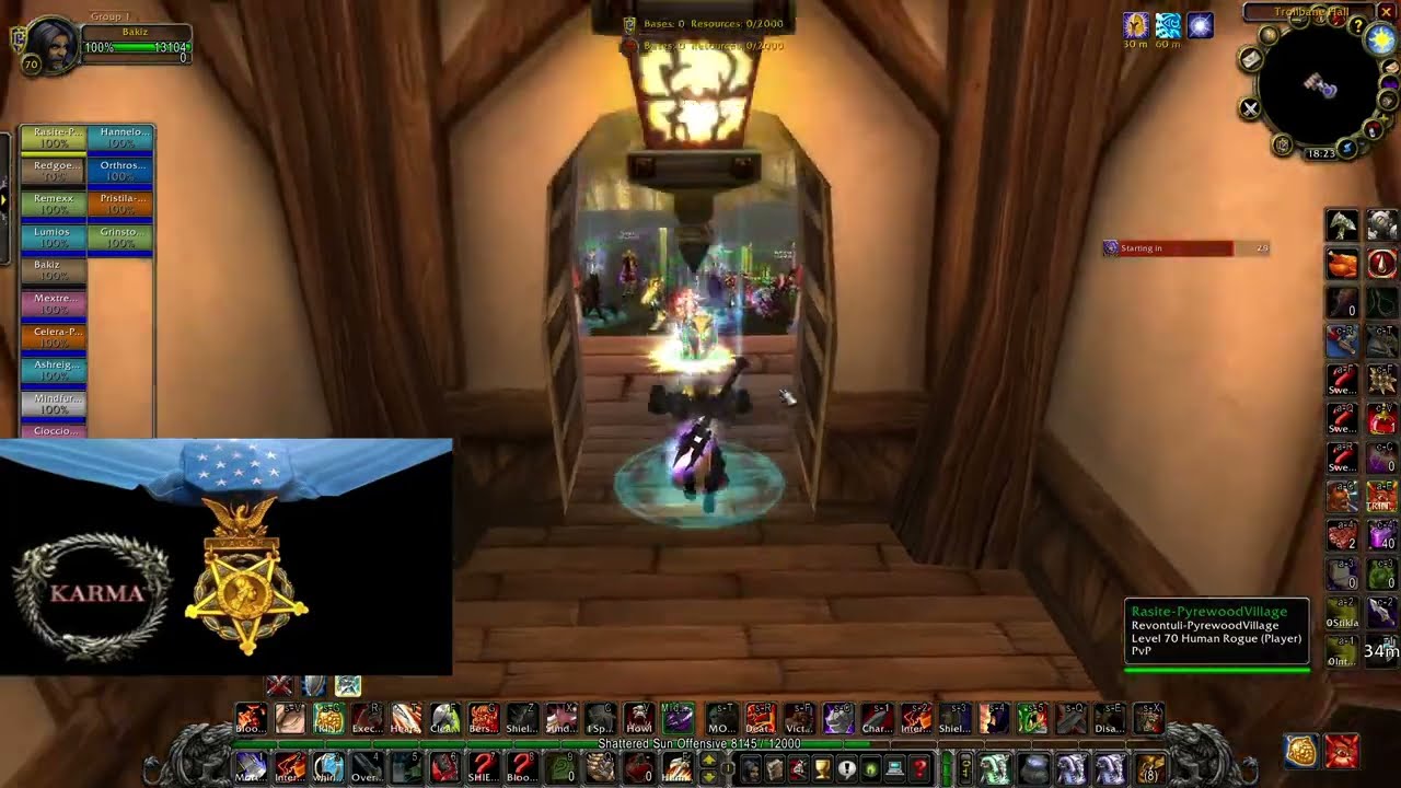 Classic TBC - Warrior - PvP - Battleground's for days!