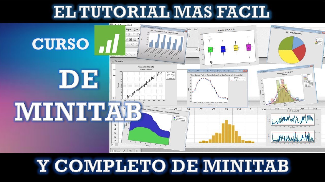 Curso de Minitab en Español gratis / Sesion 01 Interfaz 😎