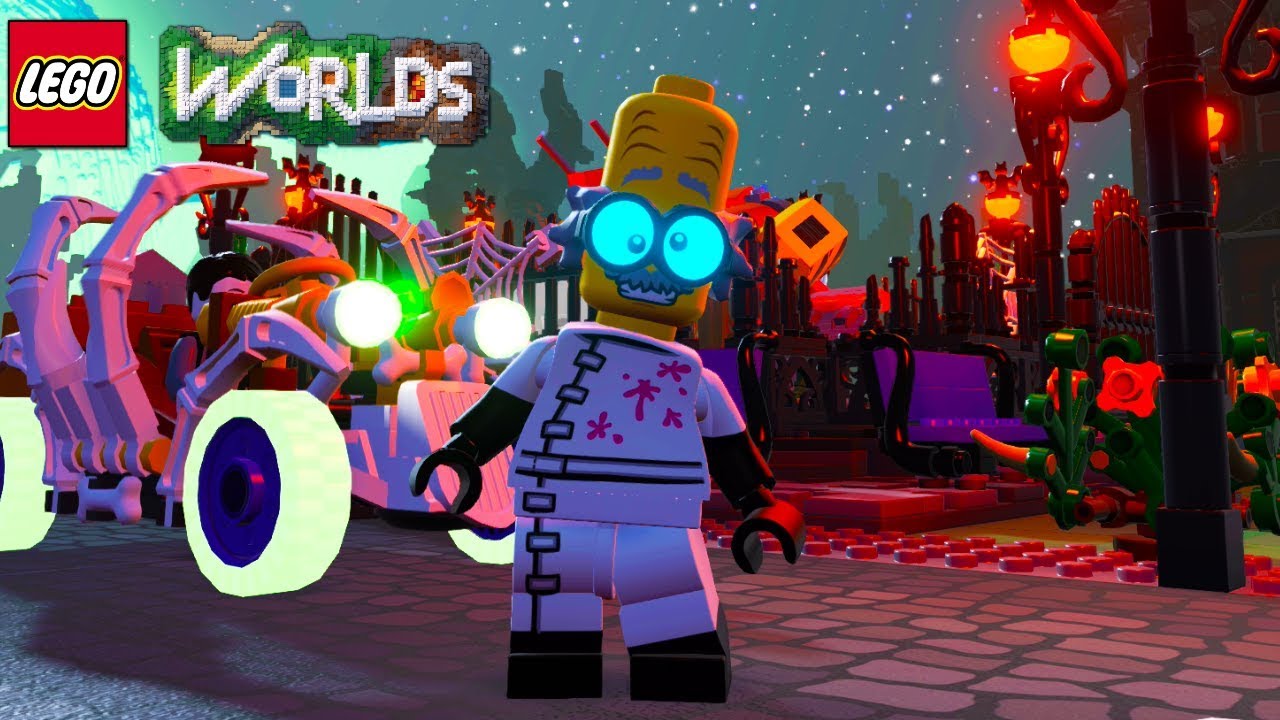 LEGO Worlds Monster Scientist Unlock Code and Free Roam Gameplay (Monsters DLC)