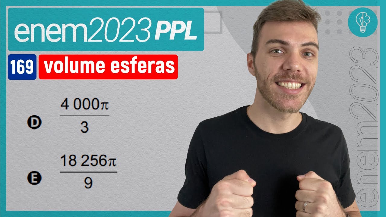 Uma empresa produziu uma bola de chocolate, em formato esférico, para utilizar na - VOLUME DE ESFERA