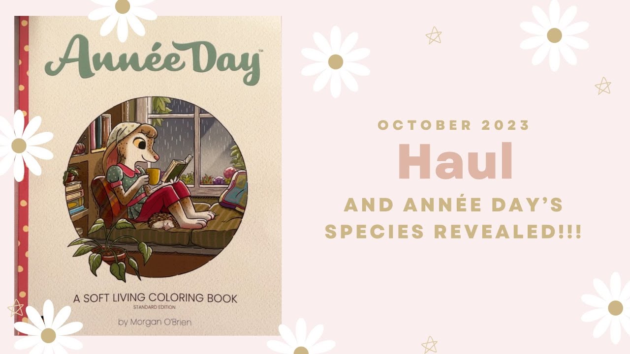 October 2023 Adult Colouring Book Haul and Année Day's Species Revealed - Adult Coloring