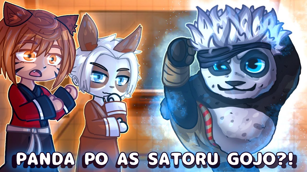 Kung fu Panda Watching Po as Satoru Gojo // Gacha React