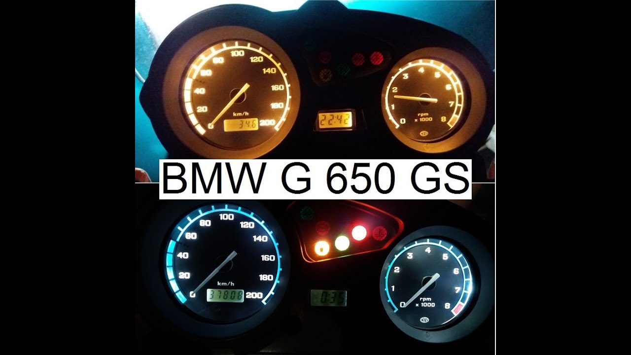 personalizando painel moto big trail BMW G 650 GS