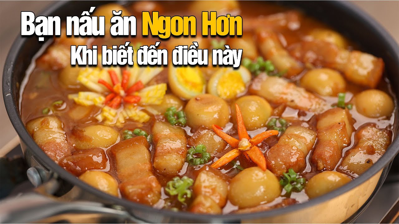 Thịt Kho Trứng C&uacute;t theo c&aacute;ch mới - B&iacute; quyết nấu c&aacute;c m&oacute;n kho ngon