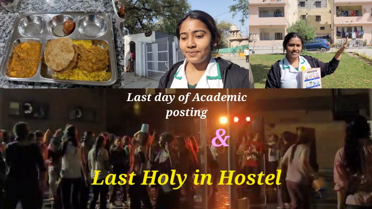 Last Day of Academic Posting (Nsg) & Last Holy Celebration in Hostel |AIIMS DELHI 