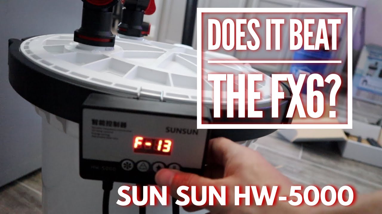 Фильтр-канистра для аквариума SUNSUN HW-5000 ПОЛНЫЙ обзор!
