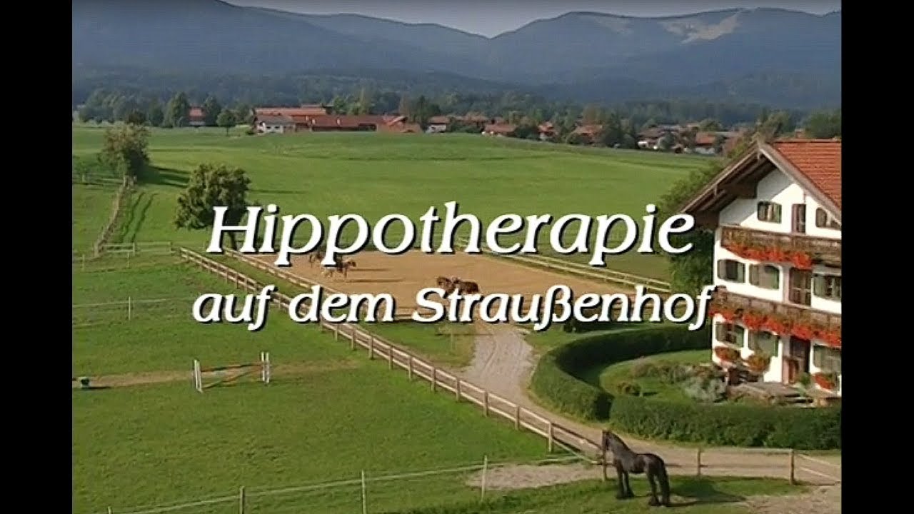 Hippotherapie auf dem Straussenhof in Waakirchen, Oberbayern, Teil 1