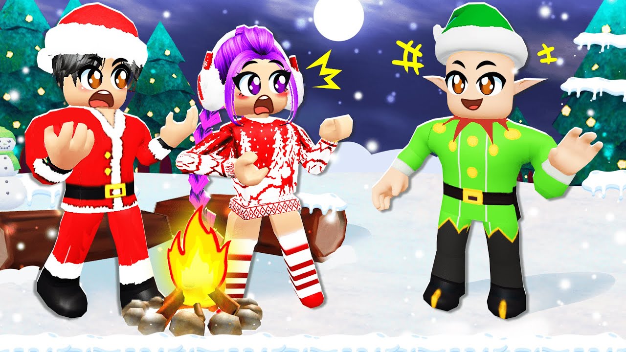 Rumi & Jinu SAVING SANTA'S ELVES In 99 NIGHTS IN THE FOREST! Christmas Update 🎄