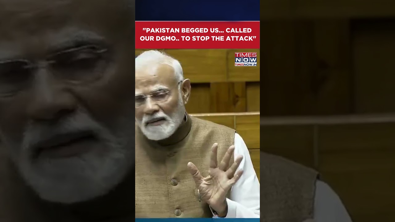 WATCH: PM Modi Shares How Pakistan Called India's DGMO To Stop The Attack  | #shorts #opsindoor