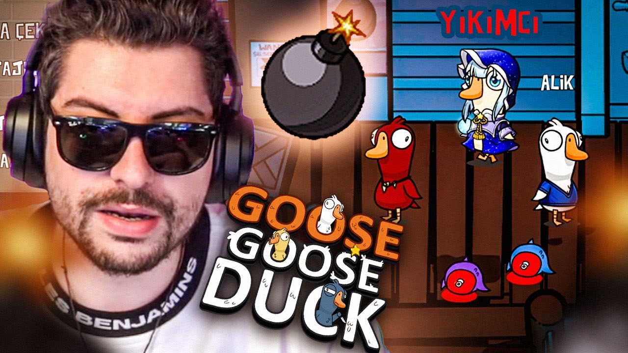 DOSTLARIMIZ KUCAĞIMIZA BOMBA BIRAKTI! | Goose Goose Duck