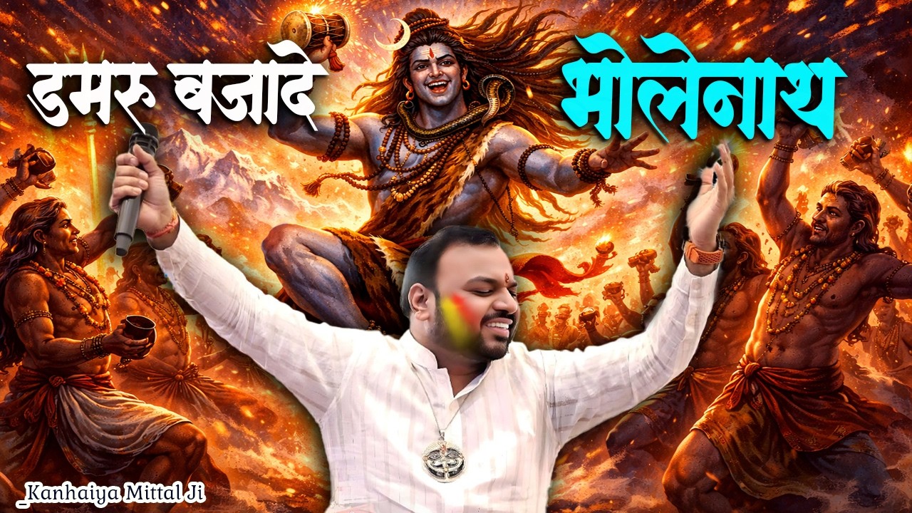 डमरू बजादे भोले बाबा।। महाशिवरात्रि पर छा गया ये भजन।। Kanhaiya Mittal Ji Shivratri Special Bhajan