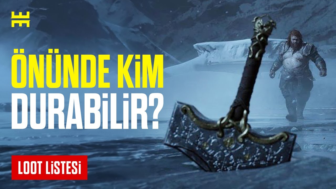 Mjölnir: Hangi Ayrıntıları Kaçırıyoruz? | God of War | Loot Listesi