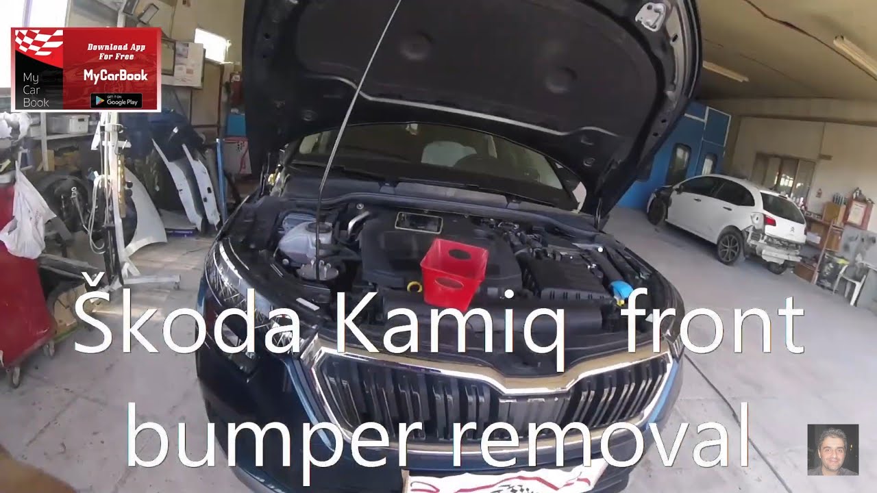 Skoda Kamiq  front bumper removal