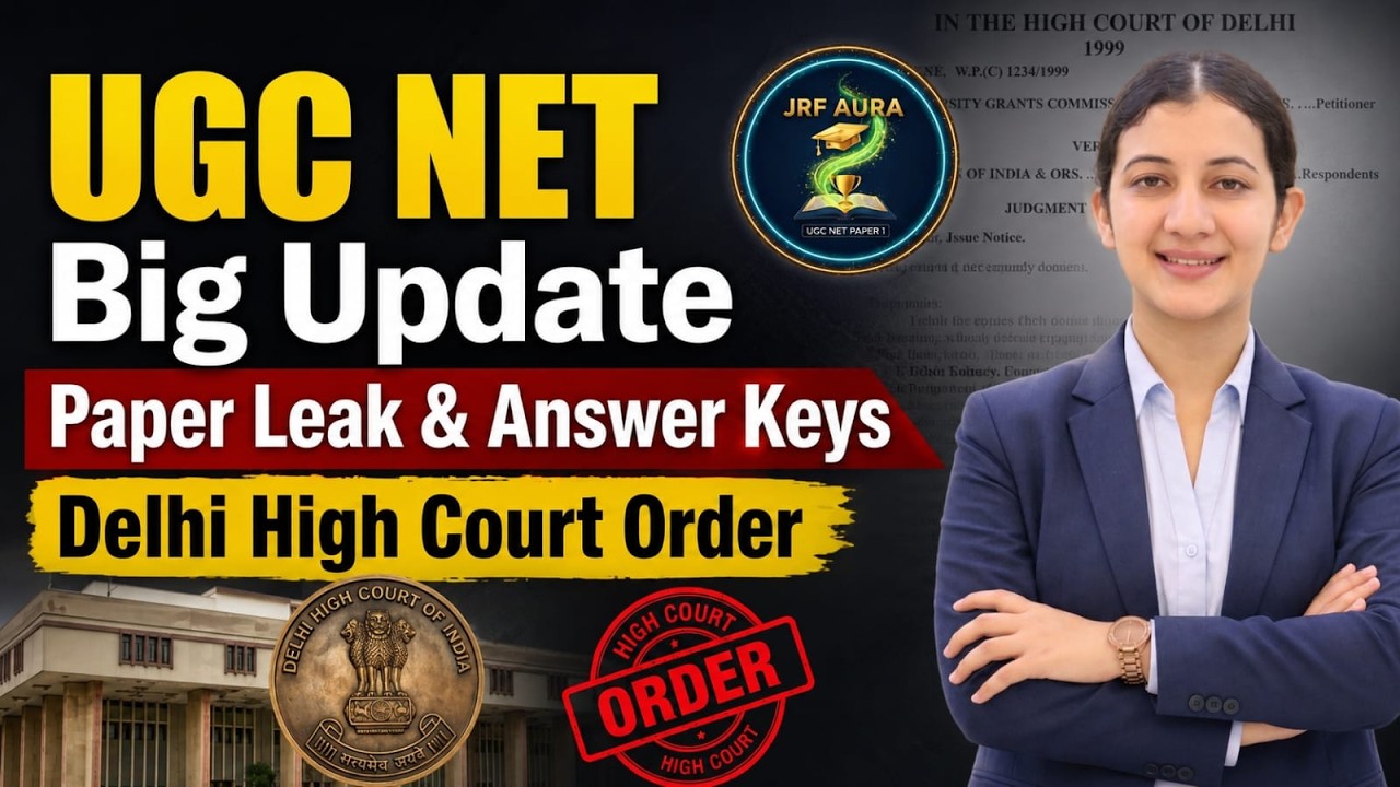 UGC NET 2026 Big Update! 🔥 High Court Order Explained | Answer Key & Paper Leak Reality 🚨