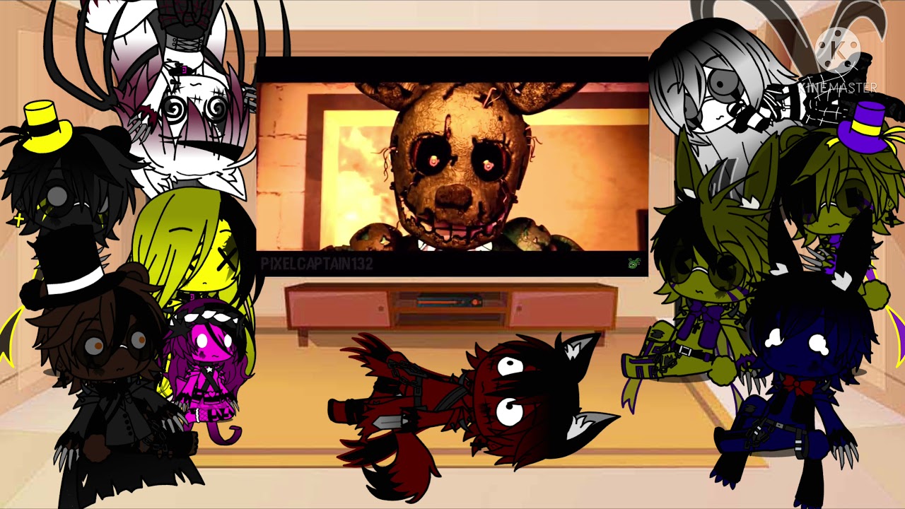 FNAF 4 Reacts to Part 2 Of Play with Fire(Left Behind)