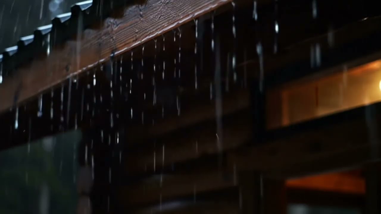 Sleep Meditation with Rainfall Background