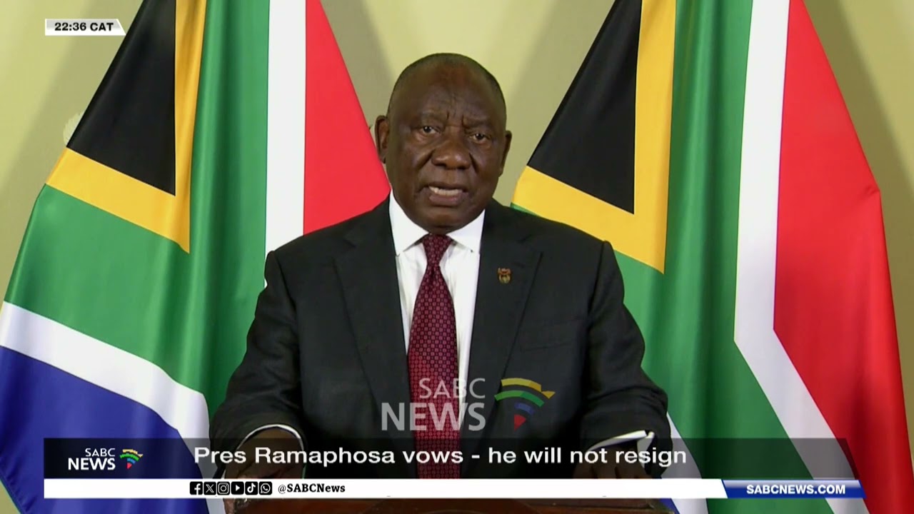 National Address | I will not resign: Pres Ramaphosa