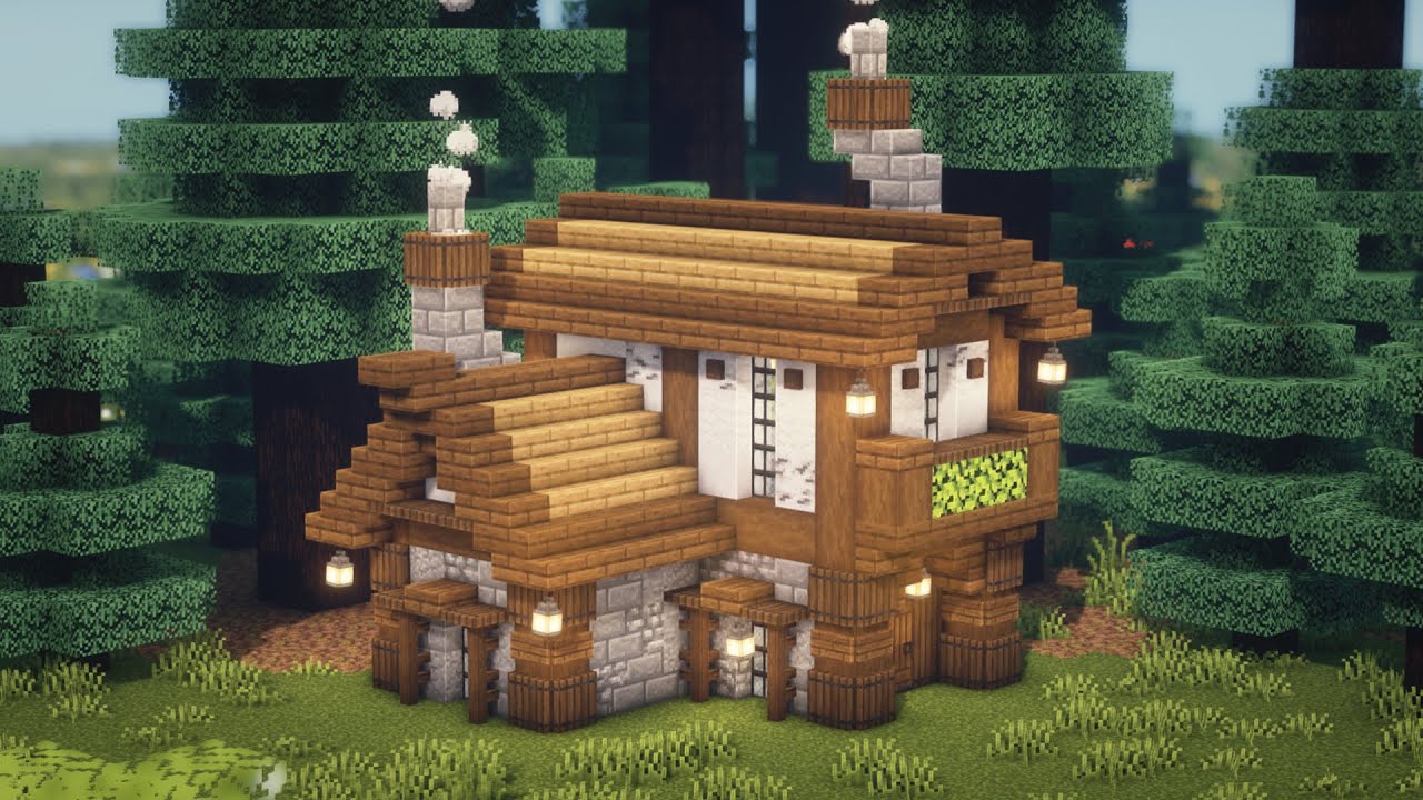 Minecraft | Como Construir Uma Casa Simples Para Inicio de Survival | Casa Inicial #03