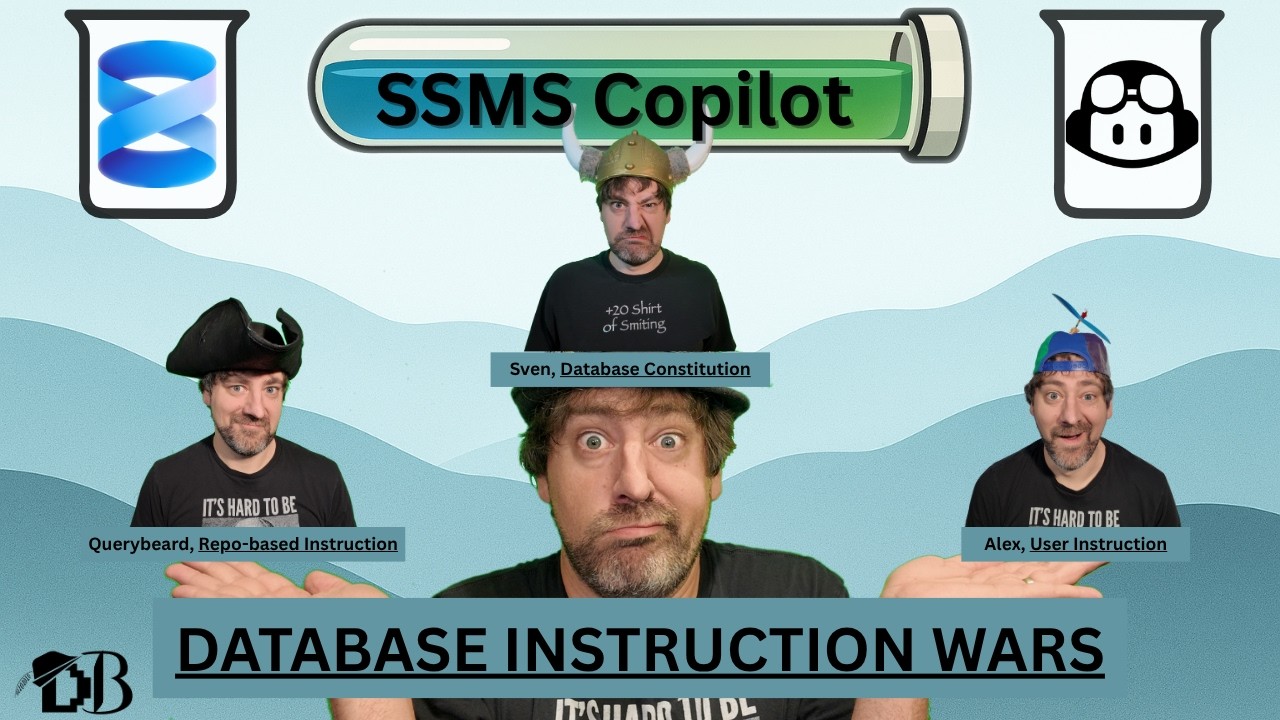 Война инструкций баз данных в SSMS на Github Copilot! #ssms #ghcp