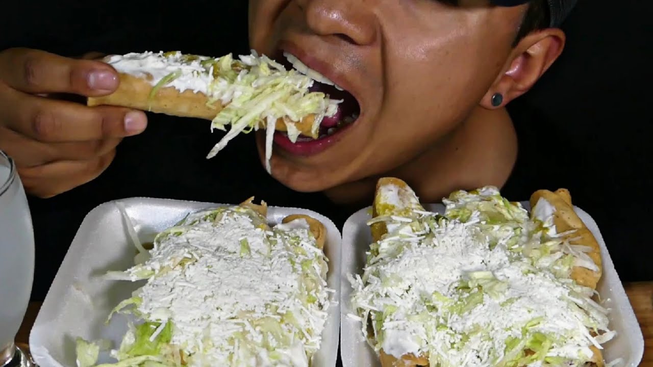 TACOS DORADOS 🌮| ASMR