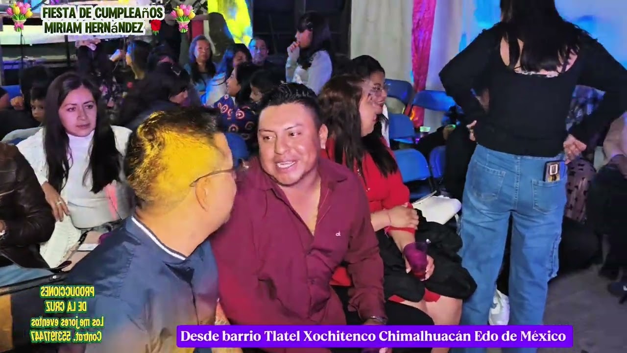 LA FIESTA DE CUMPLEAÑOS MÍRIAM HDEZ, Tocando el GRUPO MR84 La Nueva Sensación Músical 2025.