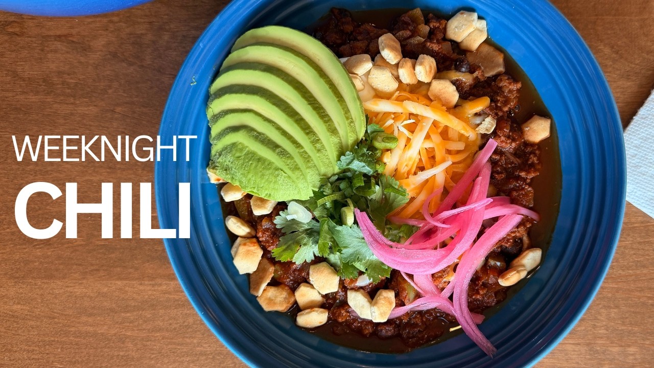 Easy Weeknight Beef Chili Recipe | Güd Eats #04