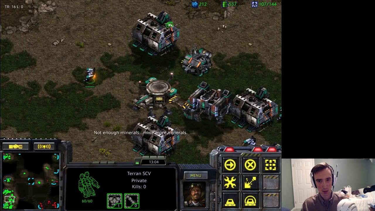 StarCraft Remastered - 1v1 (FPVOD) Nyoken (T) vs Machine (Z) Sniper Ridge