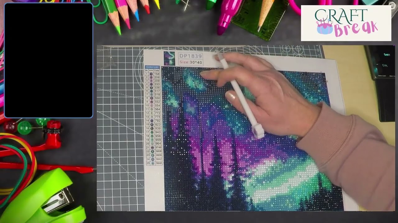 Crystal Painting - Northern Lights - Part 15 of 15