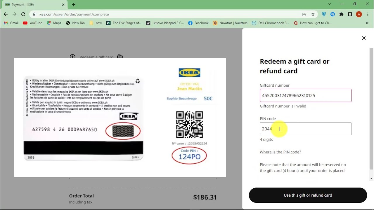 Как использовать подарочные карты IKEA
