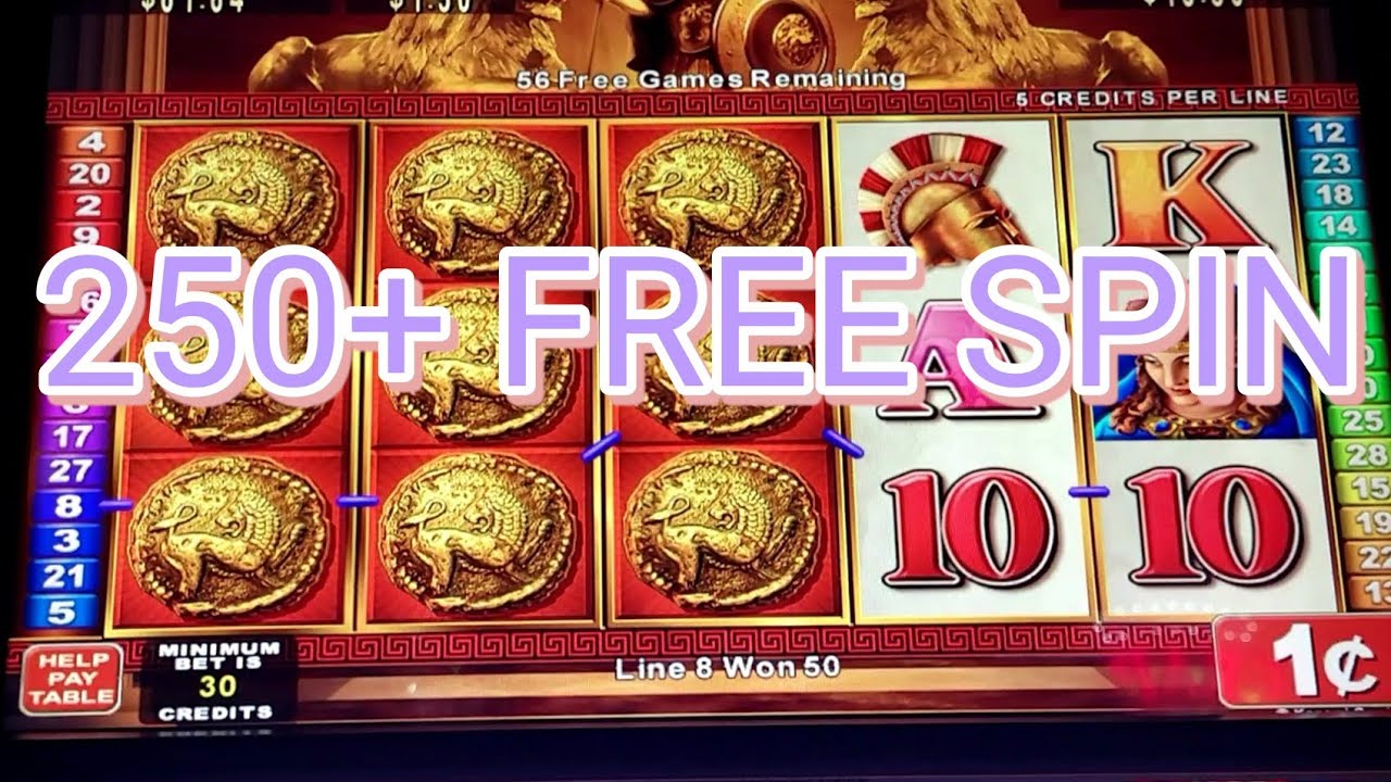 ** 250+ FREE SPIN** ROMAN TRIBUNE slot machine