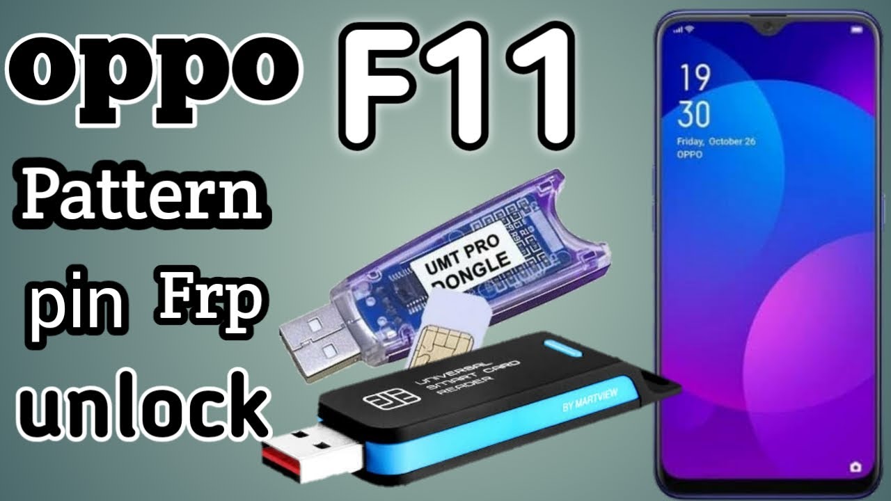 Oppo F11 pattern pin unlock by umt