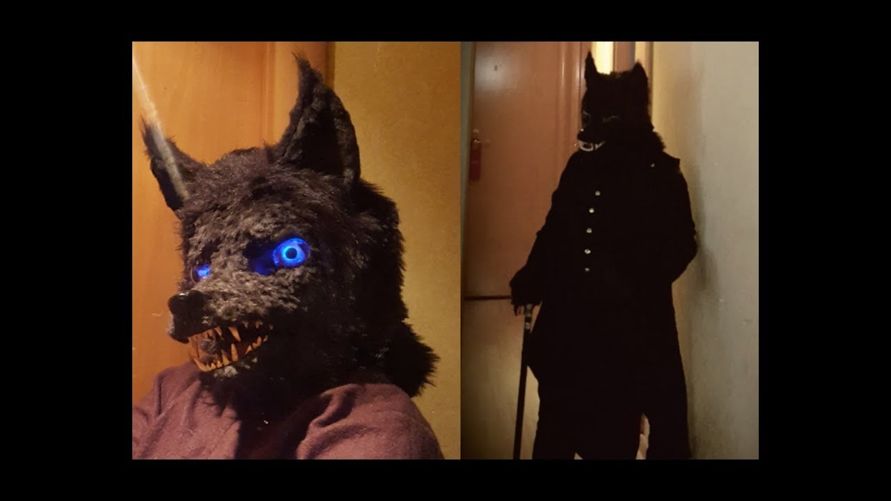 Mascara furry de lobo creepy (manualidades Halloween 2018)