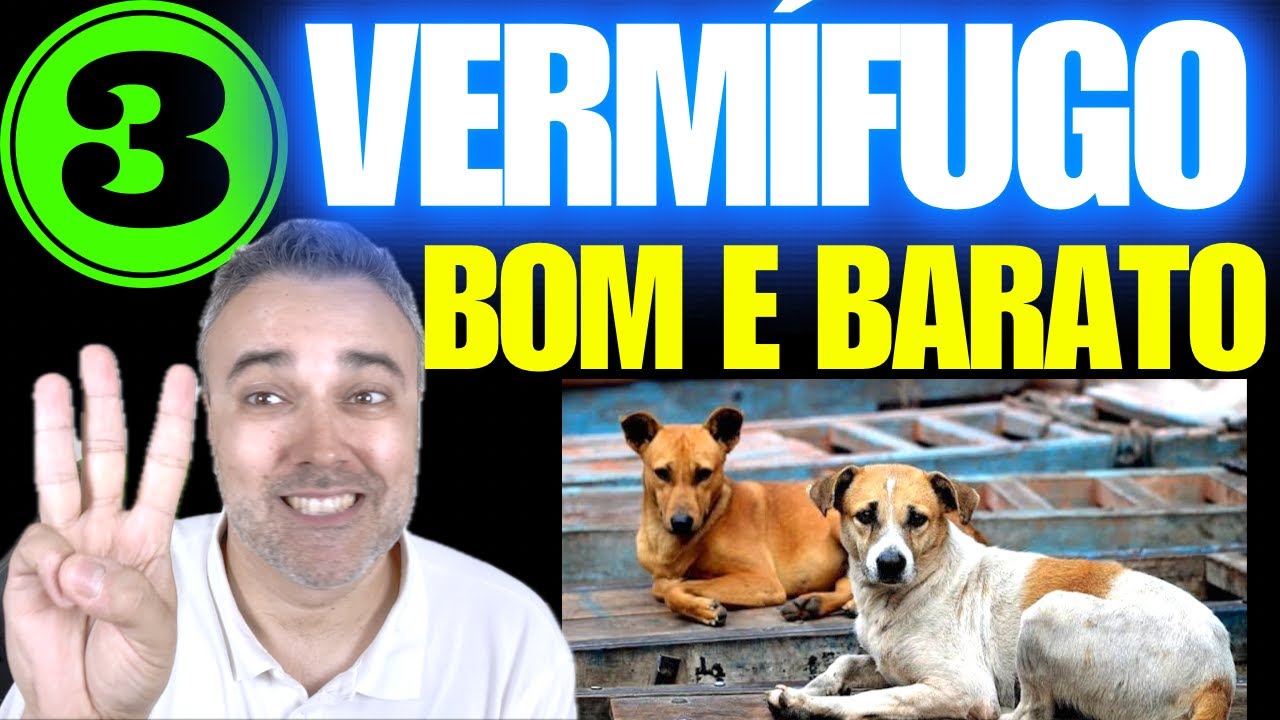 3 vermifugos ✅BOM ✅BARATO!