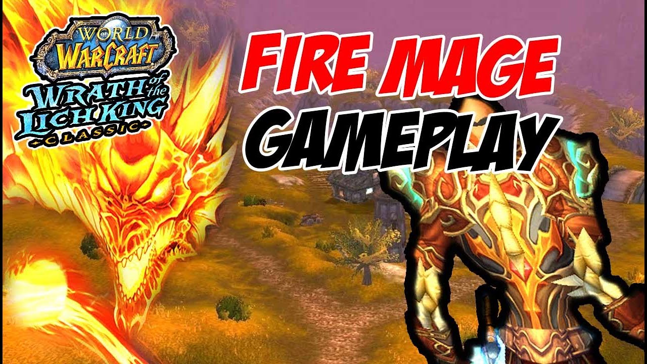Fire Mage Intense PvP Gameplay - WoTLK Classic