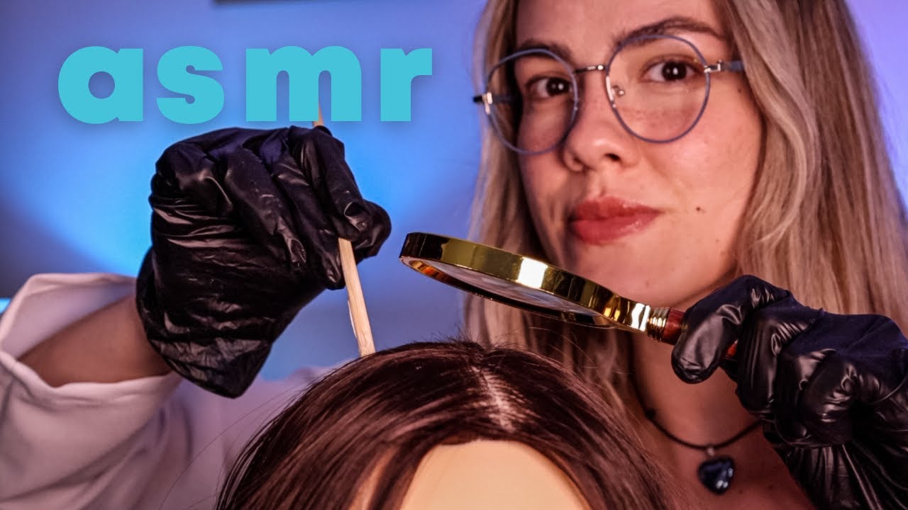 ASMR ROLEPLAY | Tricologista cuida da sua queda de cabelo 👩🏼‍⚕️💆🏻‍♀️ Voz suave e Personal Attention