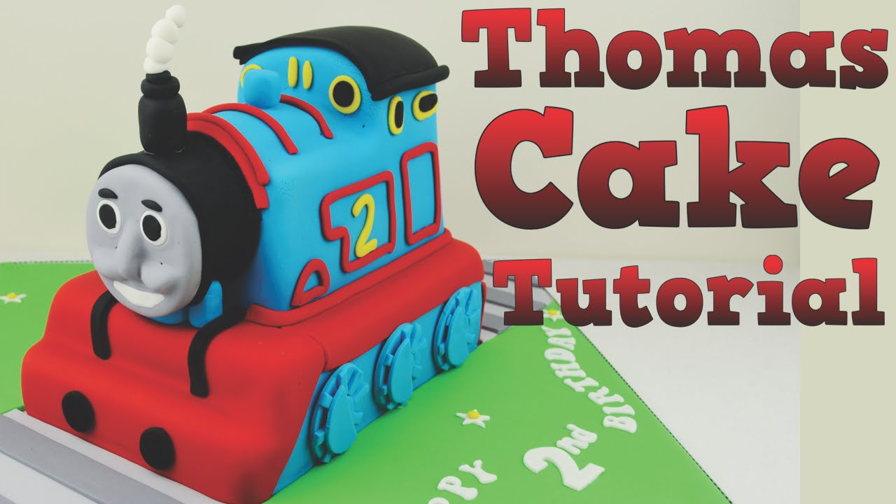 How to make a Thomas the Tank Engine birthday cake tutorial. Bake and Make with Angela Capeski