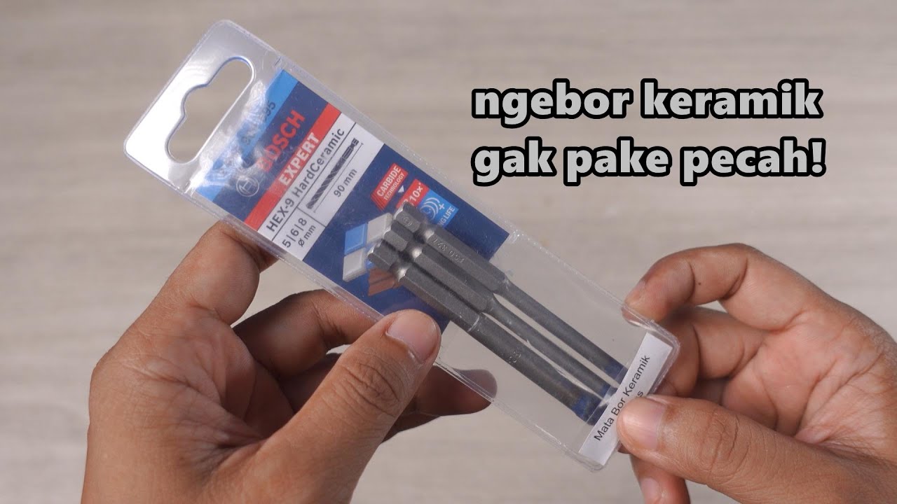 nah ini mata bor yg saya cari!! - BOSCH HEX-9 MATA BOR KERAMIK GRANITE