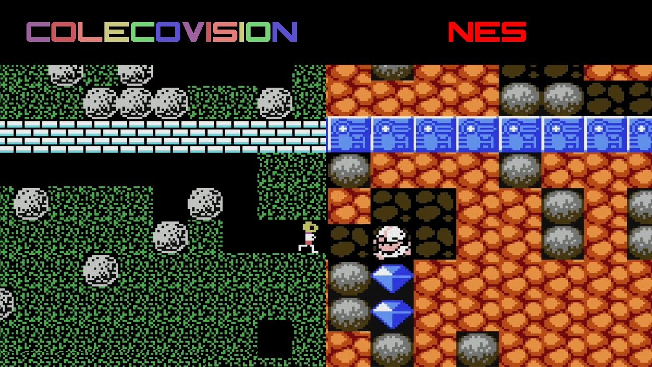 All Colecovision Vs NES Games Compared Side By Side