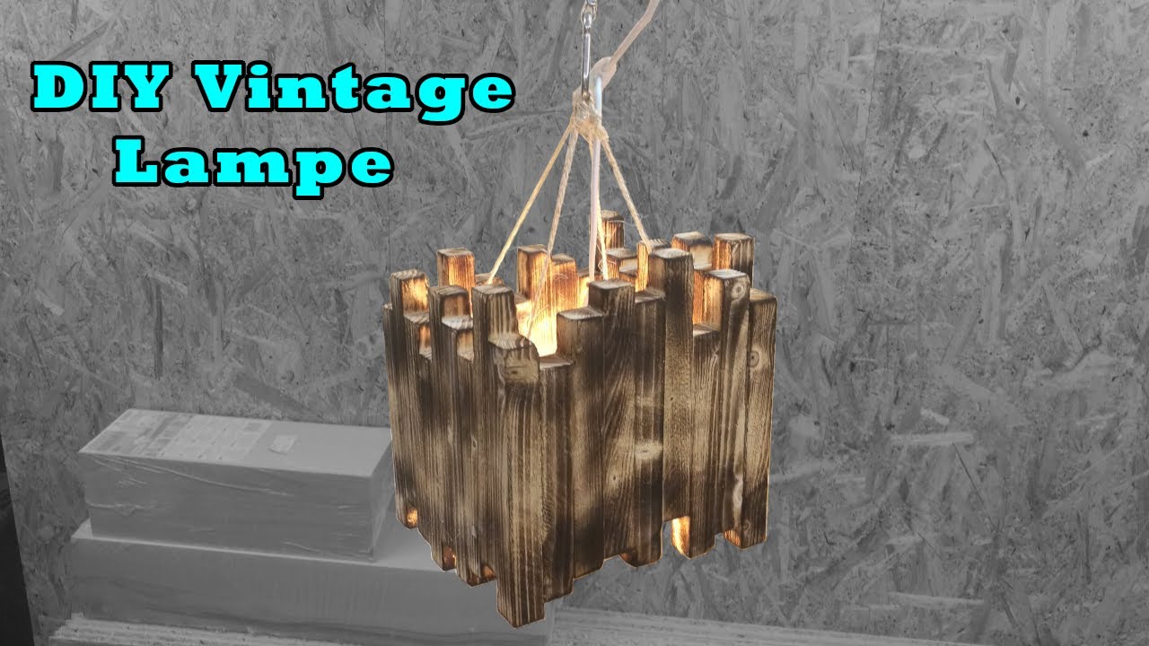 🔥 DIY Vintage Lampe selber bauen 💡 | TM-Bastler