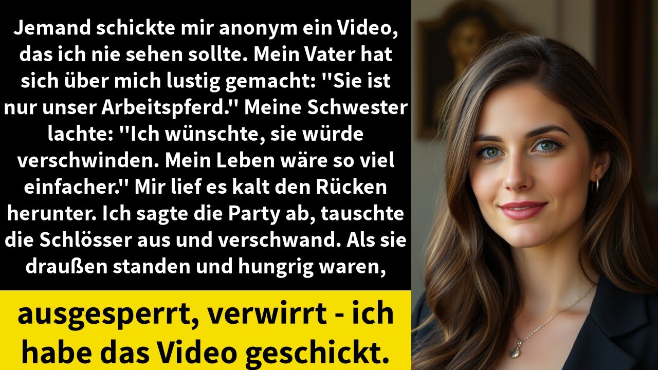 Jemand schickte mir anonym ein Video, das ich nie sehen sollte. Mein Vater hat sich über mich lustig