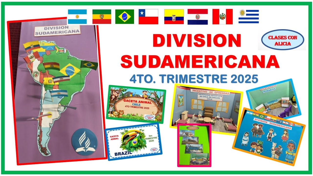 PRETRIMESTRAL - MISIONERO - DIVISION SUDAMERICANA - 4TO. TRIMESTRE 2025 - MINISTERIO INFANTIL