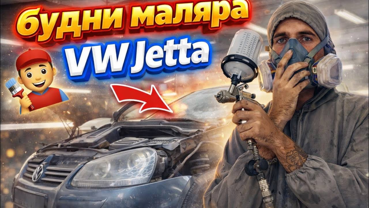 Будни маляра. Фольксваген джетта. Замена порогов, арки. Покраска.
