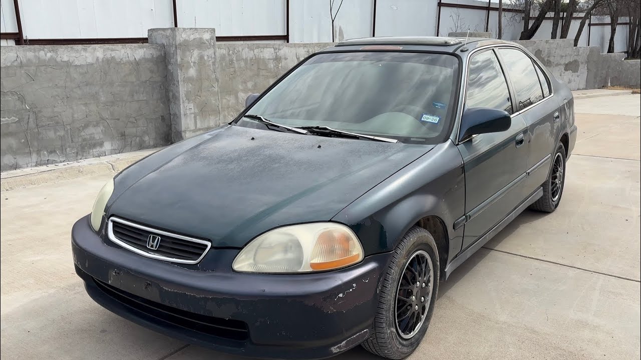 1998 Honda Civic EX Start up, exhaust and in depth tour