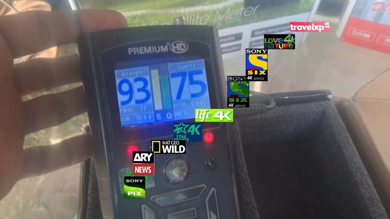 Premium Model 8980 Digital Signal Meter Complete Videoo