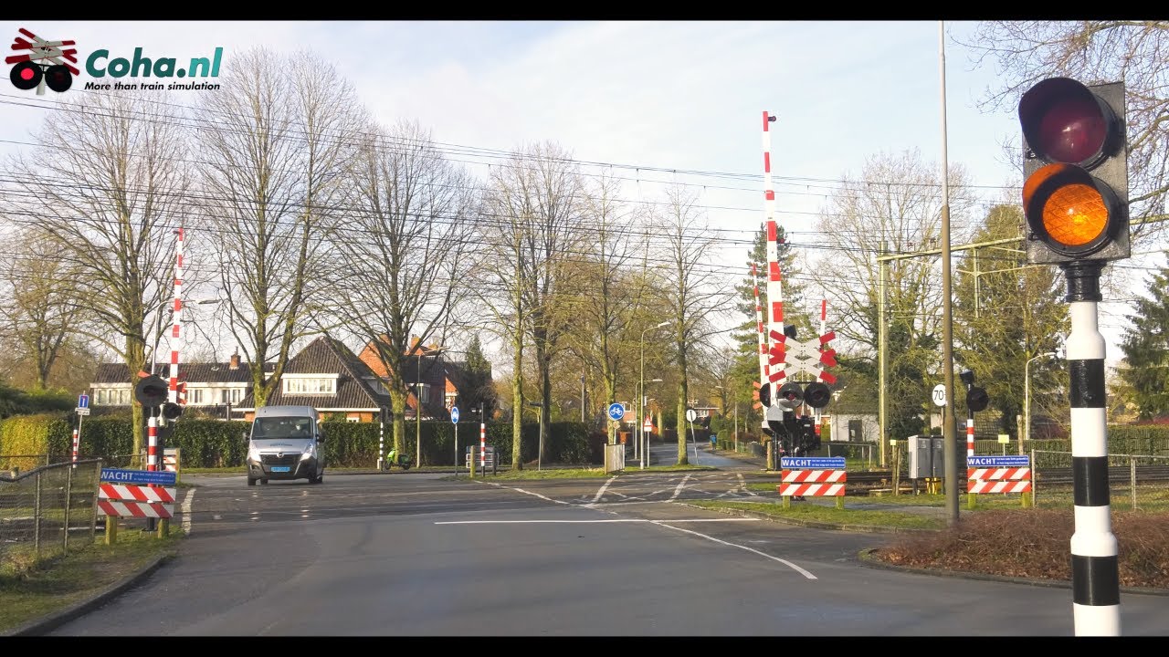 Spoorwegovergang Onnen 😍4K😍 // Dutch railroad crossing